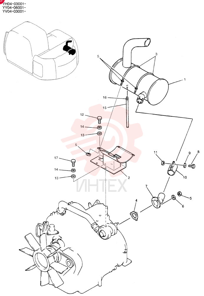 MUFFLER YY12P00003F1