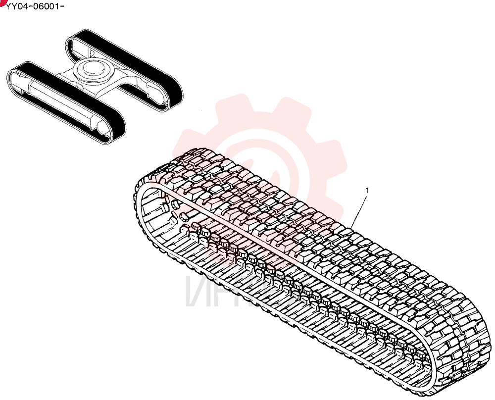 RUBBER YX61D00001P1