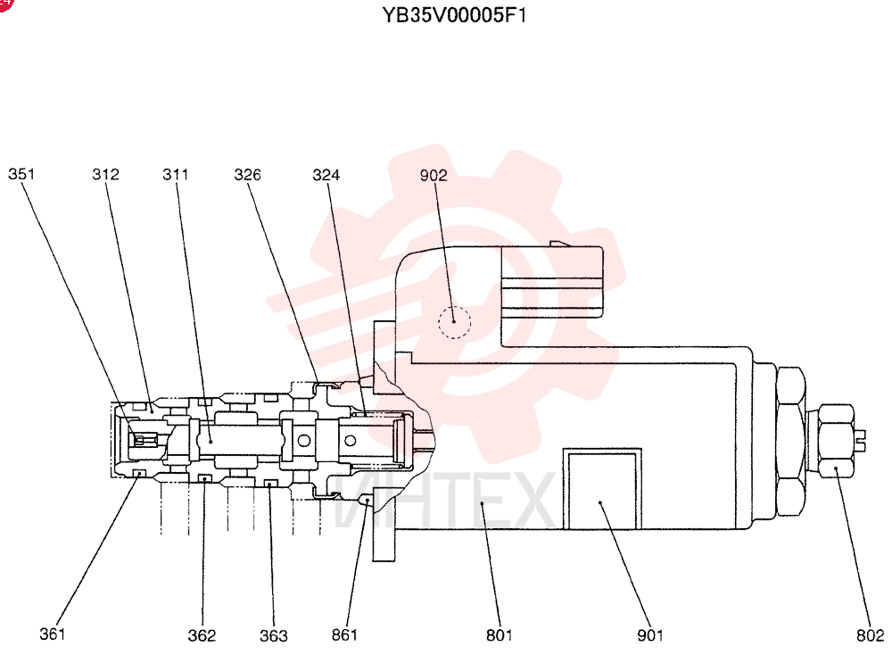 SOLENOID VALVE YB35V00005F1
