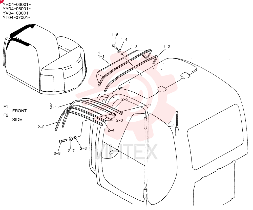 SUN VISOR YT55C00001F1