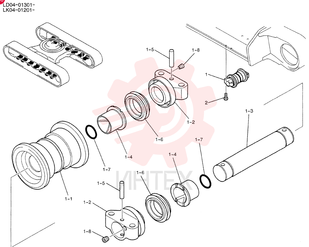 TRACK ROLLER YN64D00020F1