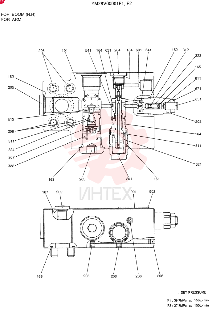 VALVE YM28V00001F1