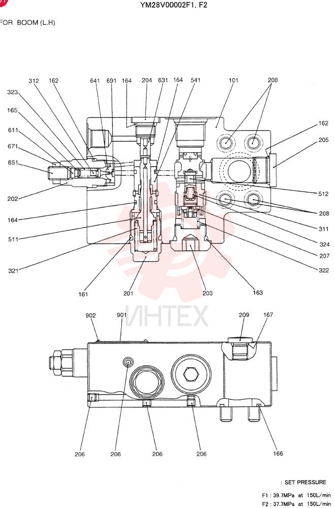 VALVE YM28V00002F1