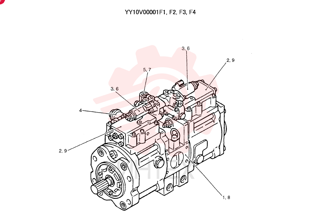 HYDRAULIC PUMP YY10V00001F1