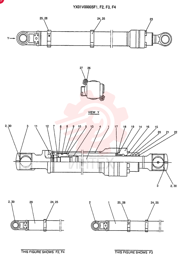 BUCKET CYLINDER YX01V00005F1