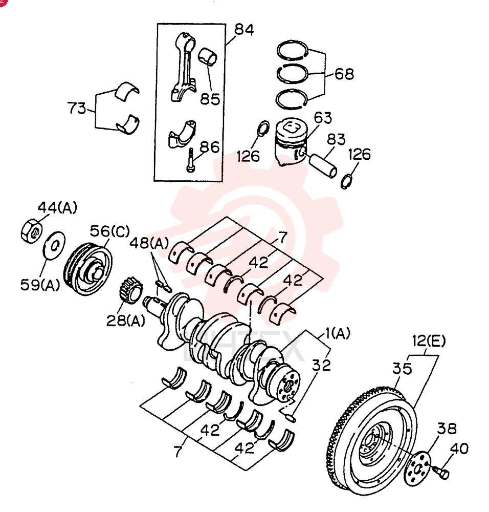CRANKSHAFT VI8943398950