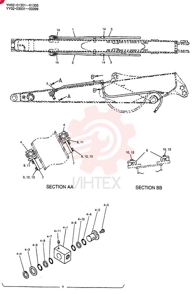 HYD LINES, ARM 2.95M