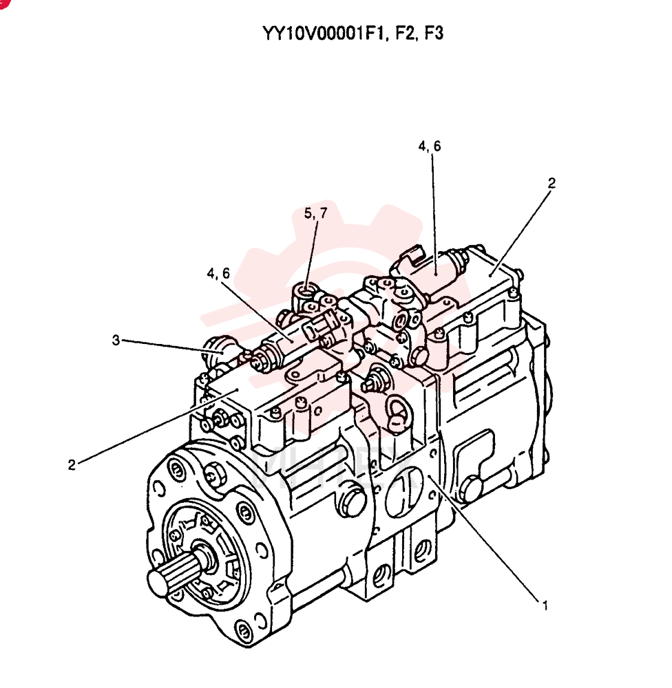 HYDRAULIC PUMP YY10V00001F1