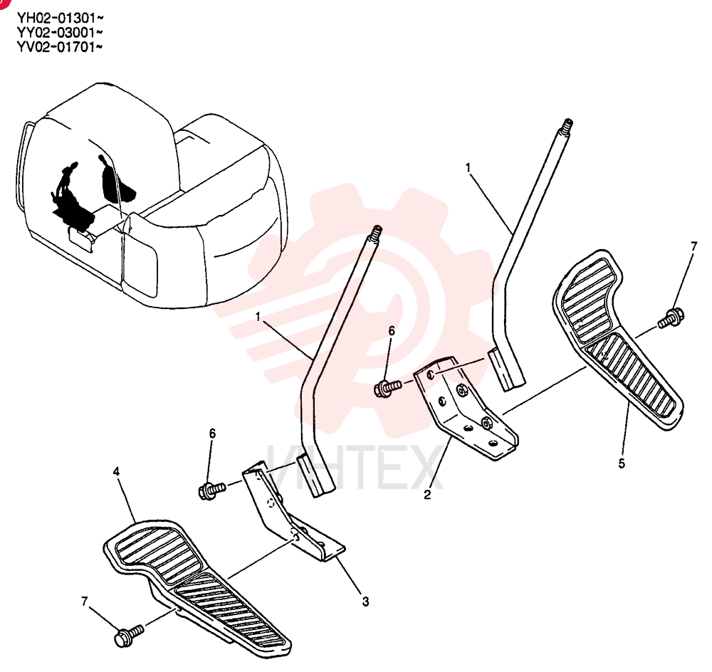 LEVER ASSY. YV50M00003F1