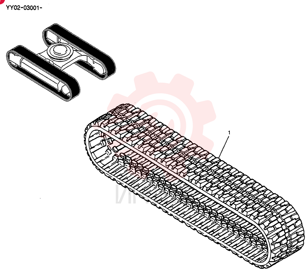 RUBBER YX61D00001P1