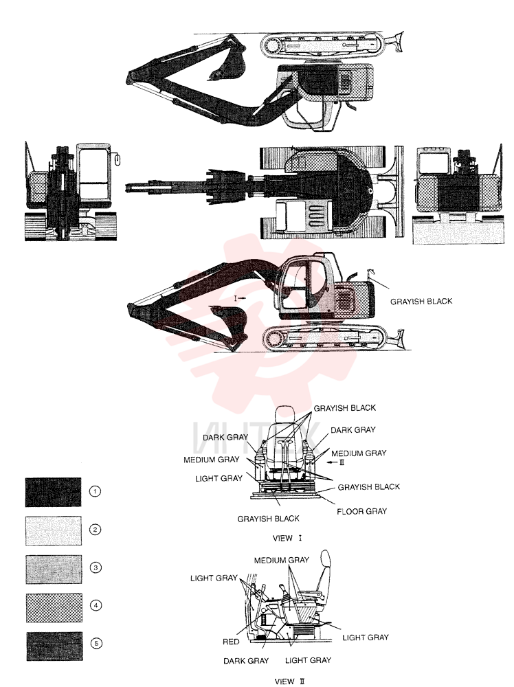 Схема (SK135SRLC) - SHORT RADIUS EXCAVATOR ASN YH02-01301 (1/98-12/06)