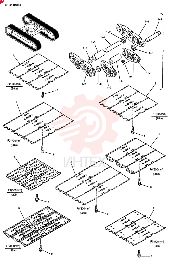 SHOE ASSY LP60D00007F1