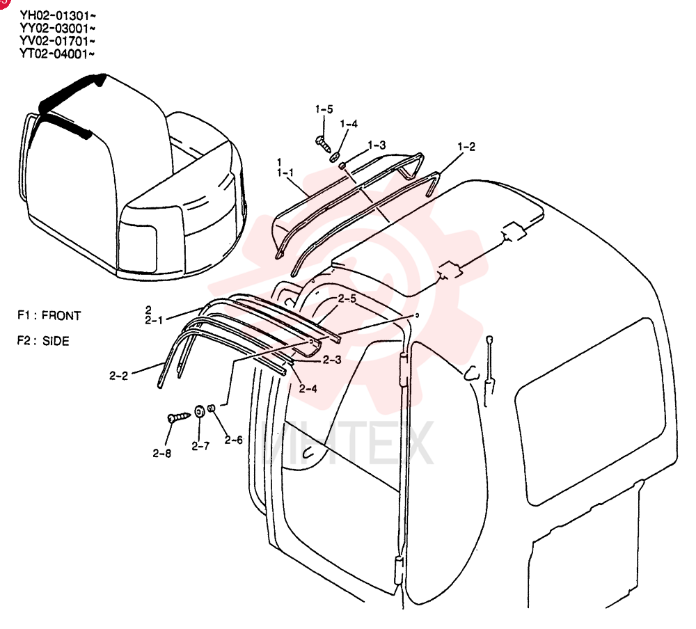 SUN VISOR YT55C00001F1