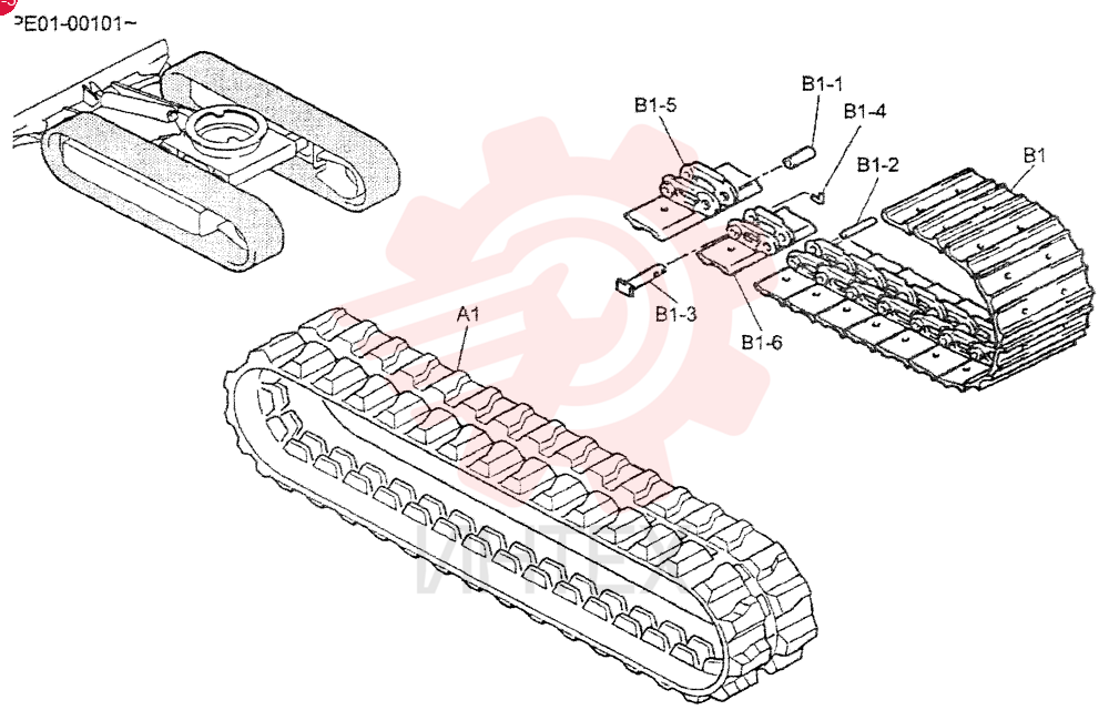 ASSY, RUBBER PE61D00002F1
