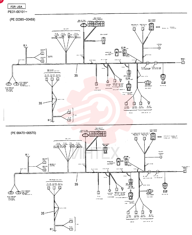 ASSY, Serial Range: PE00101-PE02108 PE13E00002F5 (1)