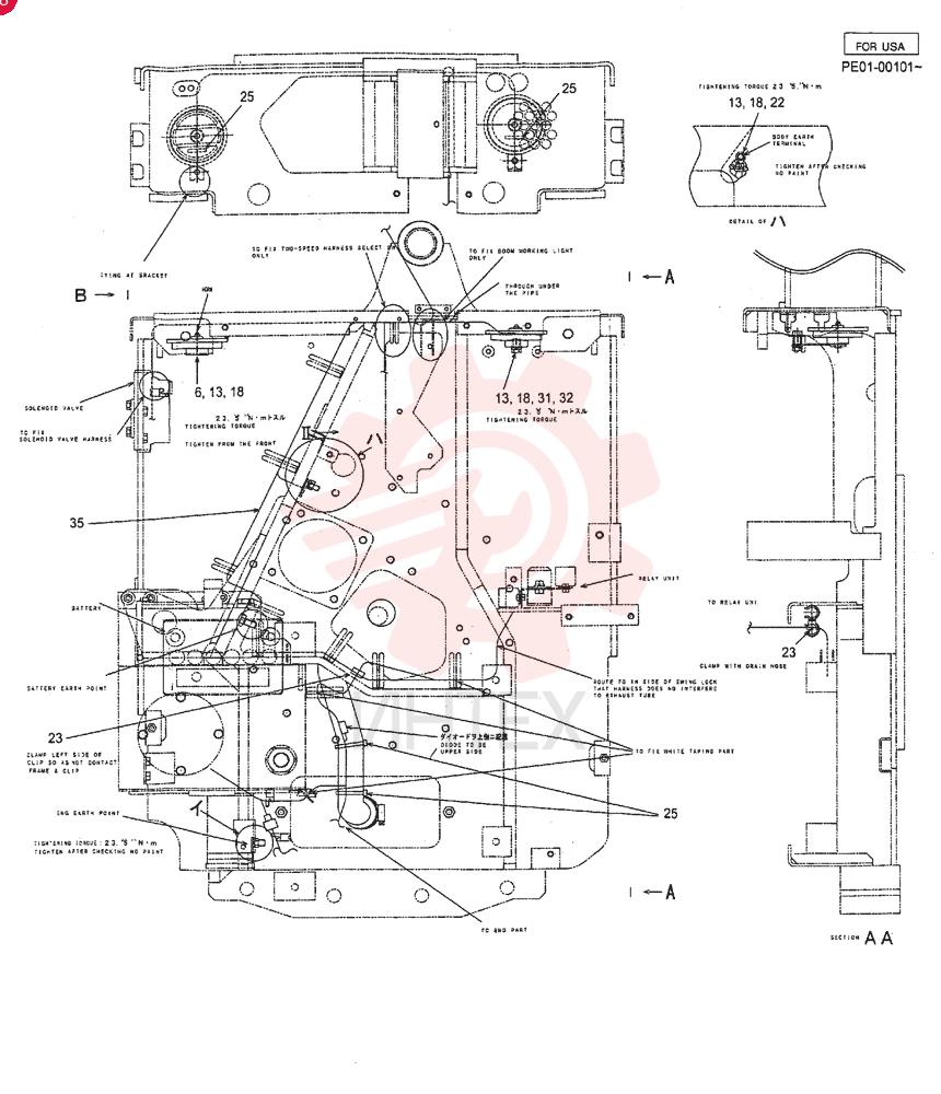 ASSY, Serial Range: PE00101-PE02108 PE13E00002F5 (6)