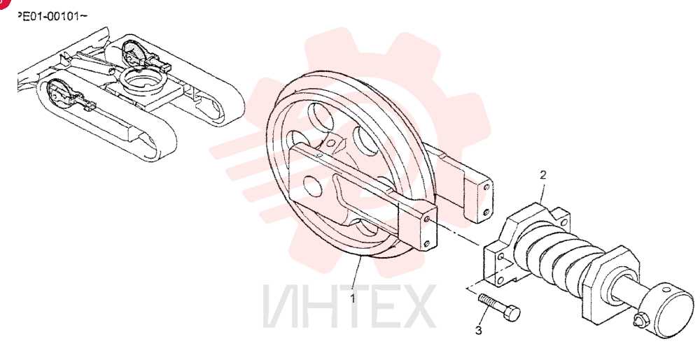 IDLER PE52D00001F1