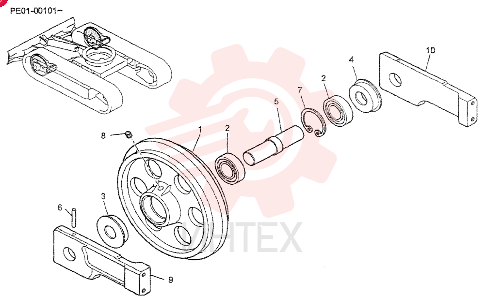 IDLER PE52D00002F1