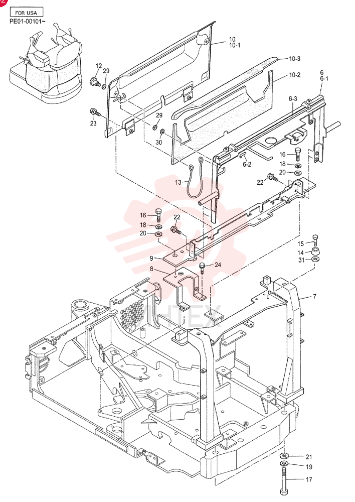 , Serial Range: PE00101-PE02186 PE21C00002F2