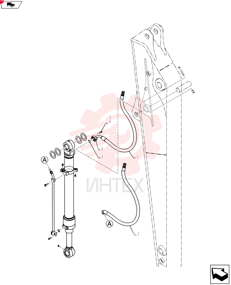 Arm 2.84M, (Bucket)