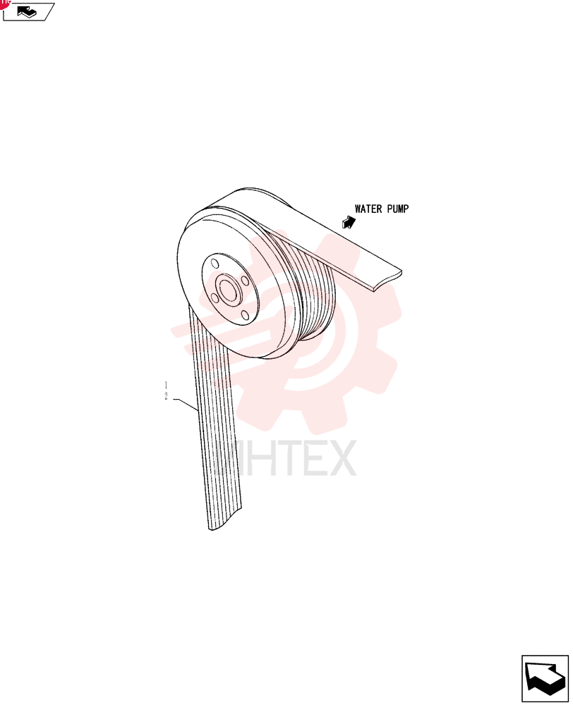BELT, TRANSMISSION VA3434904400