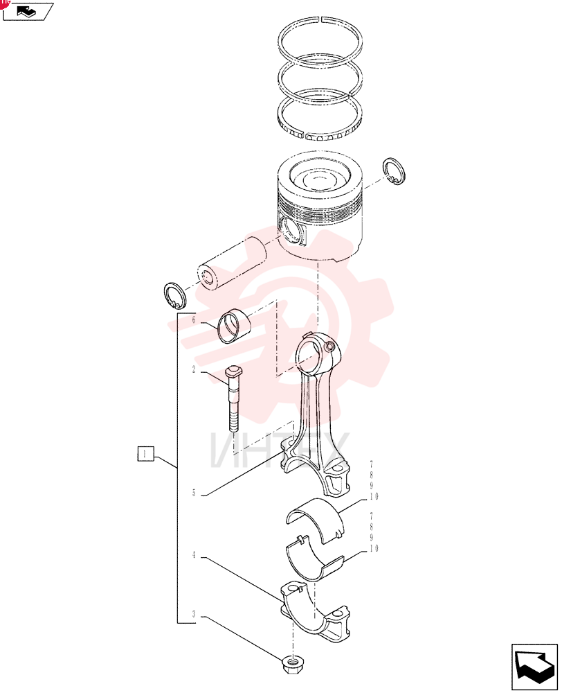 Connecting, Includes Ref. 2 - 6