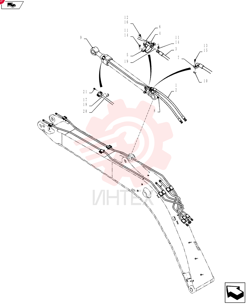 Cylinder, (Arm) YY42H00141F1