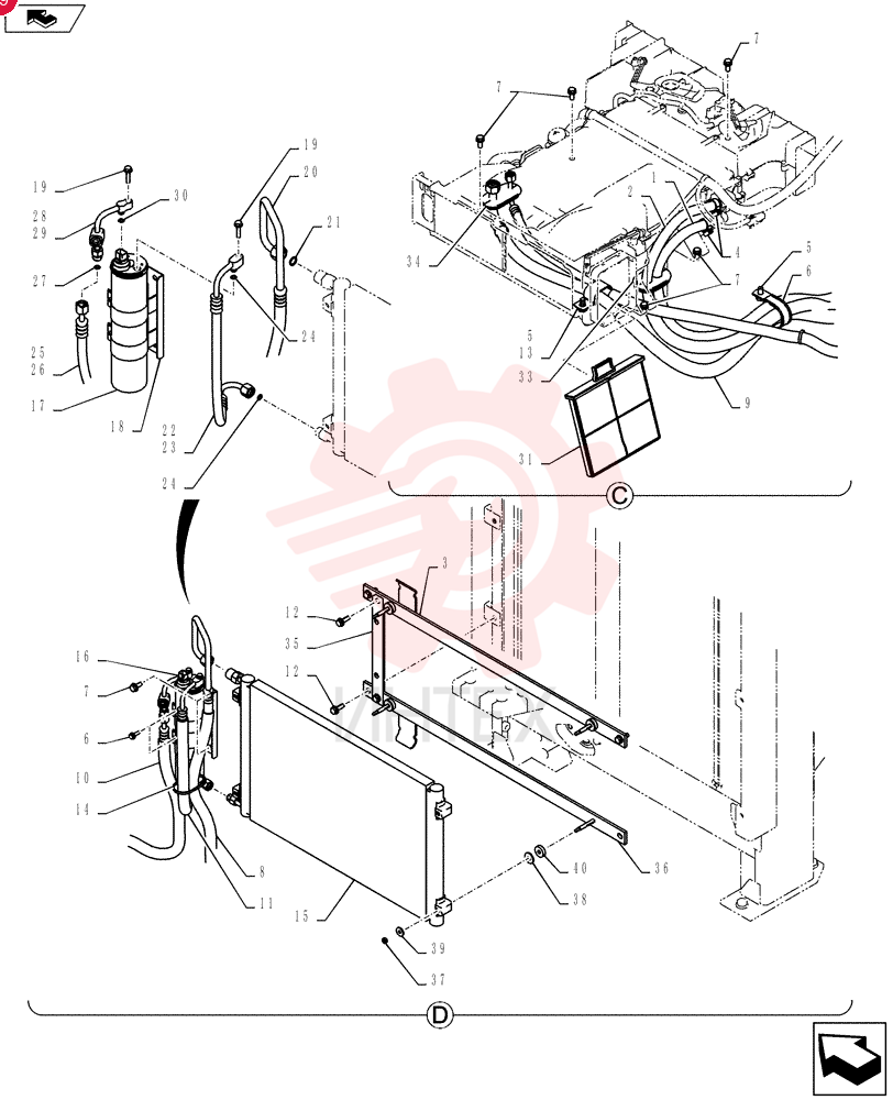 FLEXIBLE HOSE HX11W08270DX