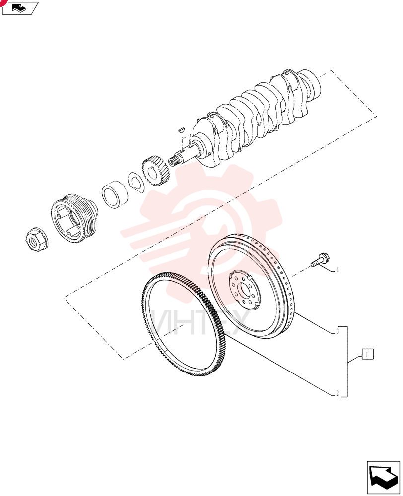 FLYWHEEL VA32G2100010