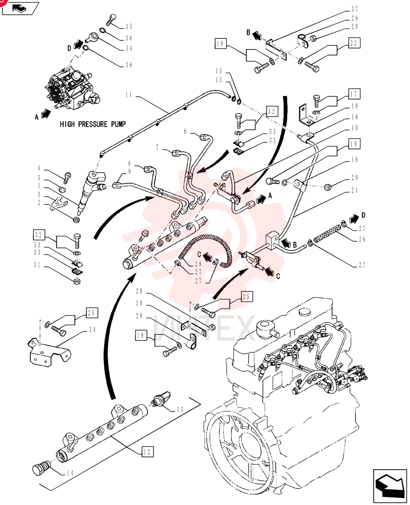 FUEL SYSTEM INJECTOR VA32G6100010