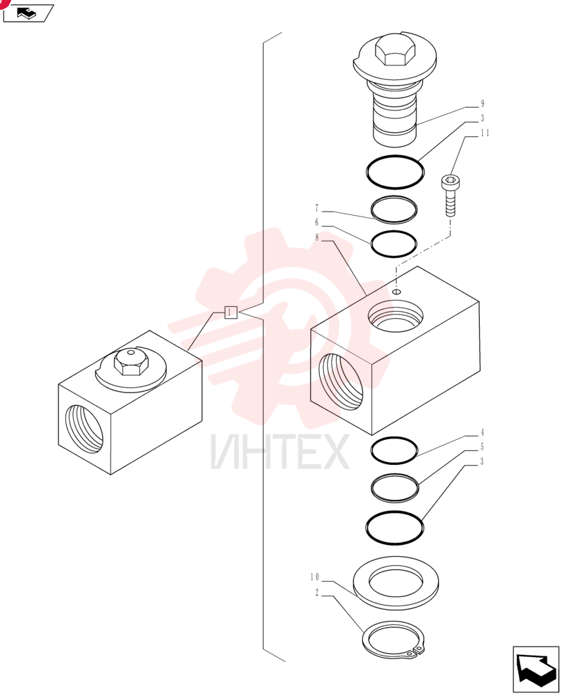 HYDRAULIC VALVE 24100P1006F2