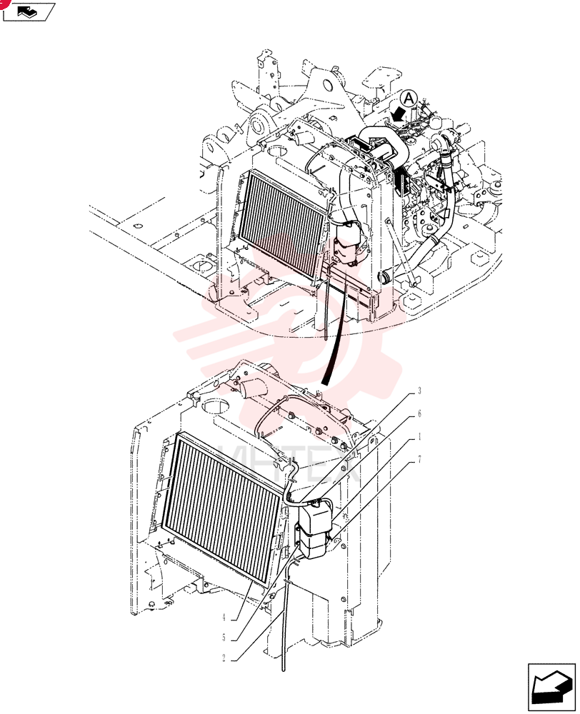 Схема (SK140SRLC) - SHORT RADIUS EXCAVATOR ASN YH06-08001 [NATA13197 -] (9/10-12/12) YY05P00026F1