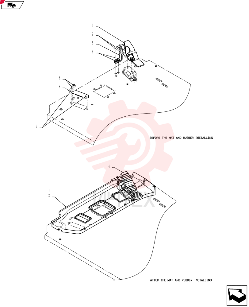 Схема (SK140SRLC) - SHORT RADIUS EXCAVATOR ASN YH06-08001 [NATA13197 -] (9/10-12/12) YN55M00007F1
