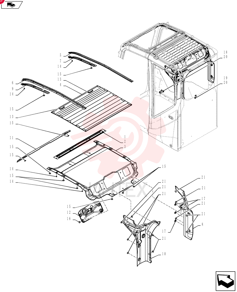 Схема (SK140SRLC) - SHORT RADIUS EXCAVATOR ASN YH06-08001 [NATA13197 -] (9/10-12/12) YT02C00091F1
