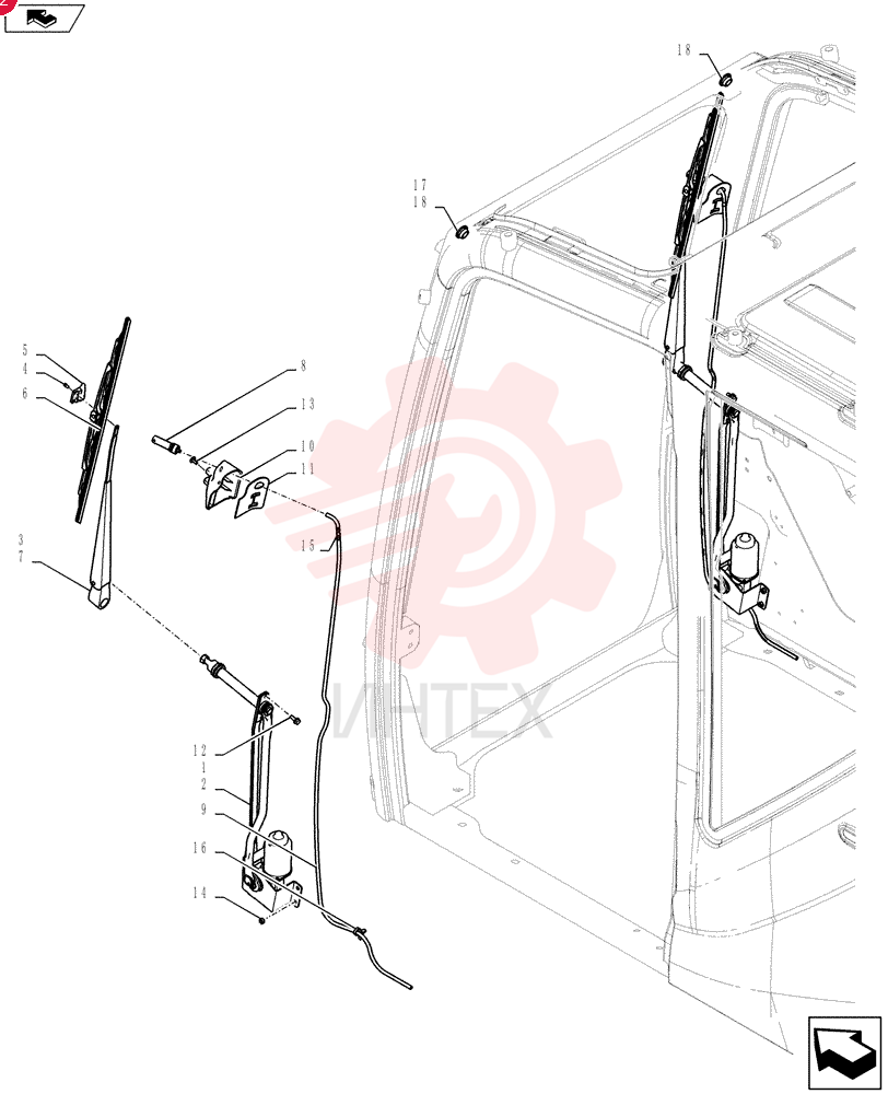Схема (SK140SRLC) - SHORT RADIUS EXCAVATOR ASN YH06-08001 [NATA13197 -] (9/10-12/12) YT53C00015F1
