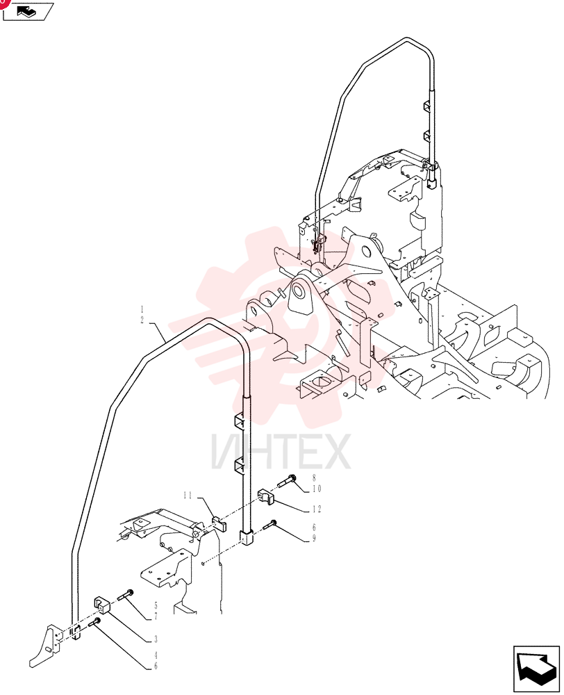 Схема (SK140SRLC) - SHORT RADIUS EXCAVATOR ASN YH06-08001 [NATA13197 -] (9/10-12/12) YY21C00095F1