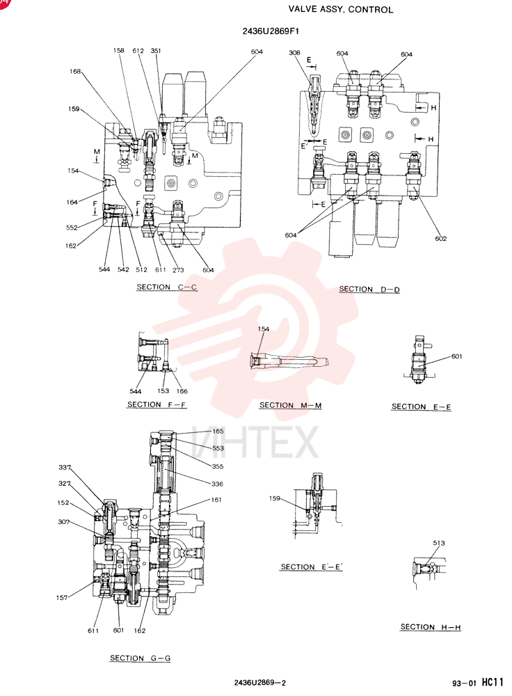 CONTROL VALVE 2436U2869F1 (1)