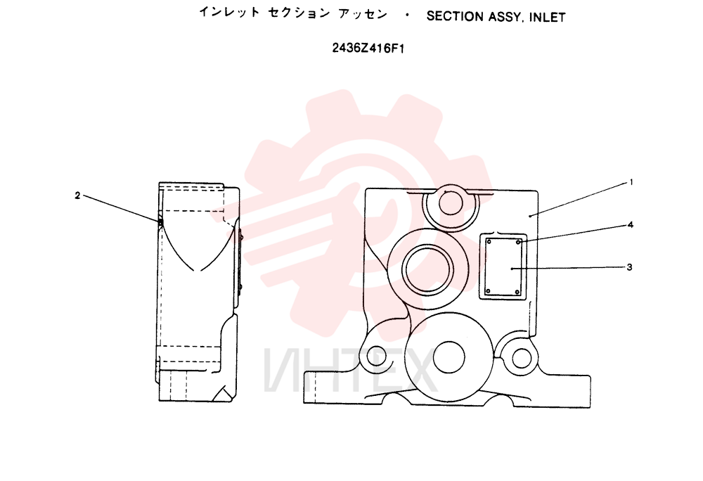 Схема (SK150LC) - MARK III EXCAVATOR ASN YM000101 (1/93-12/95) 2436Z416F1