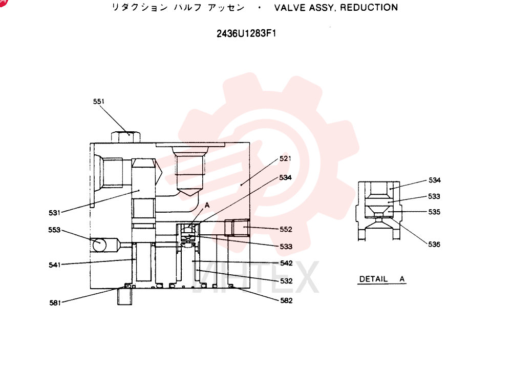 VALVE PRESSURE RELIE 2436U1283F1
