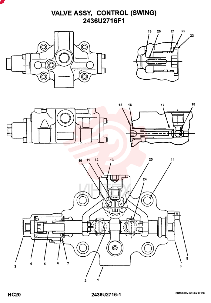 CONTROL VALVE 2436U2716F1