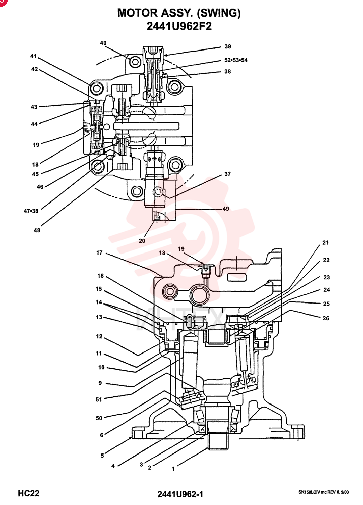 HYDRAULIC MOTOR 2441U962F2