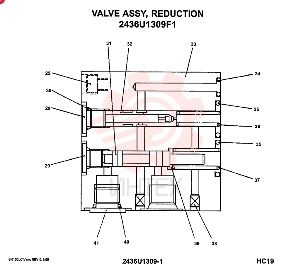 HYDRAULIC VALVE 2436U1309F1