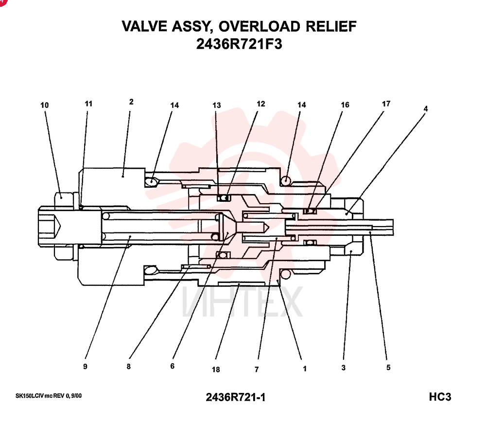 HYDRAULIC VALVE 2436R721F3