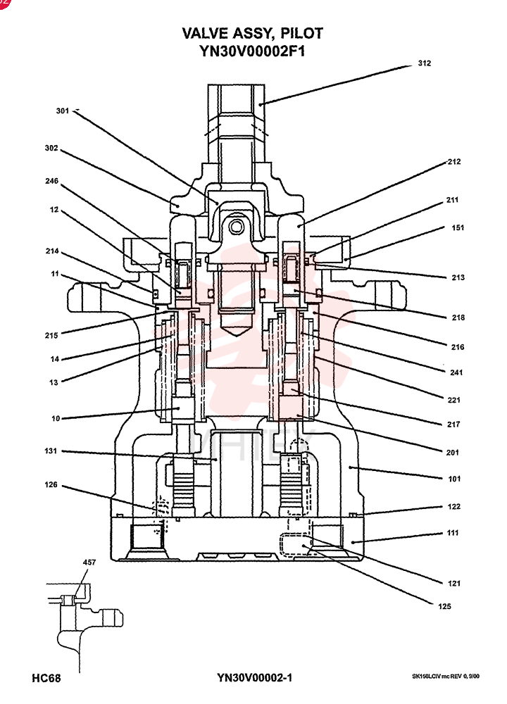 PILOT VALVE YN30V00002F1