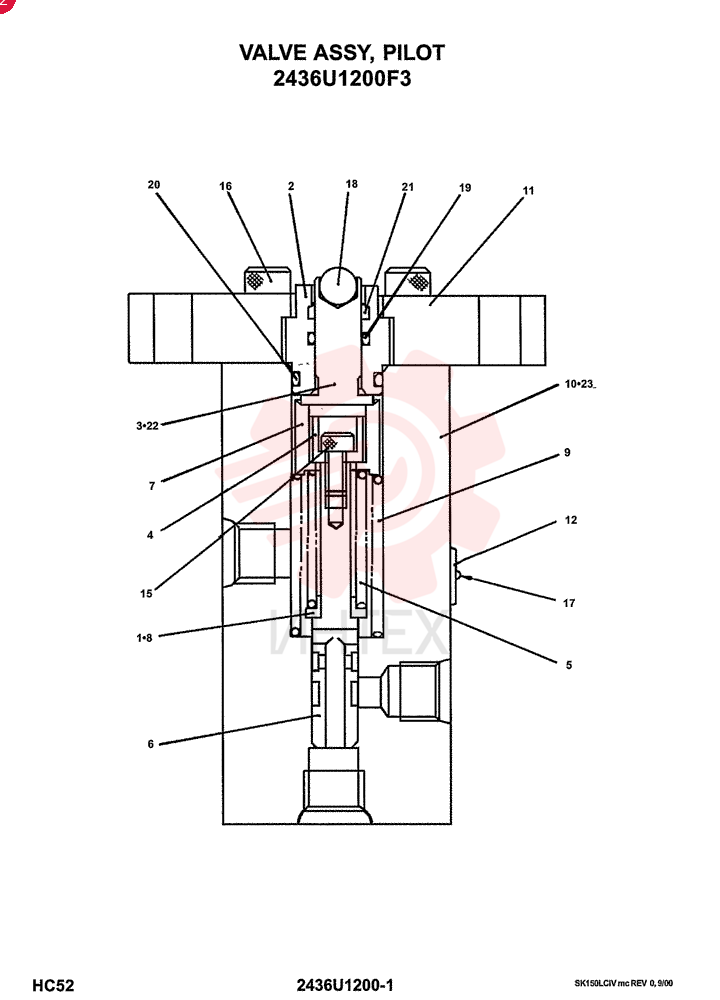 PILOT VALVE 2436U1200F3