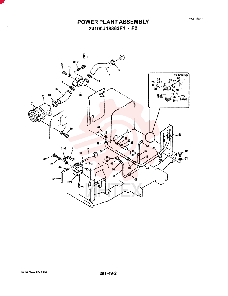 POWER PLANT ASSY (N.A. & S.A.) 24100J18863F1 (1)