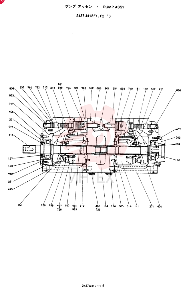 PUMP 2437U412F1