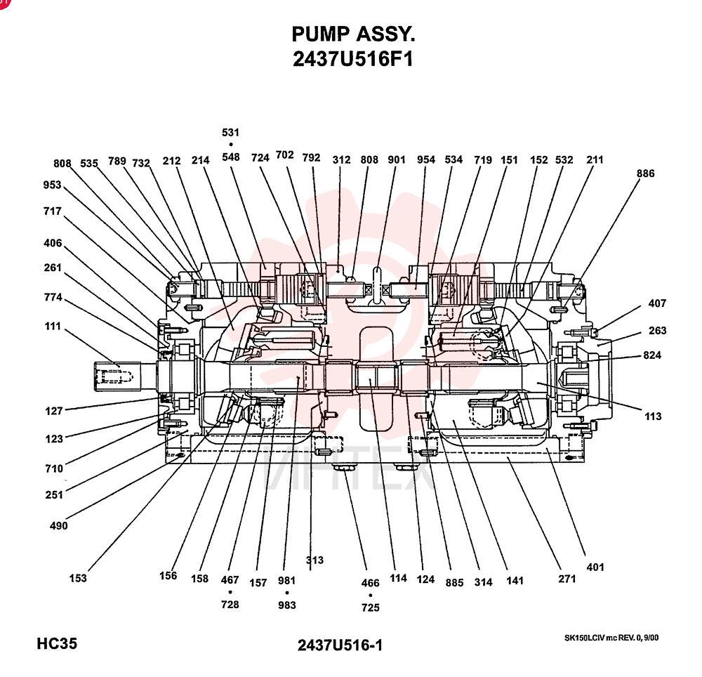 PUMP ASSY 2437U516F1