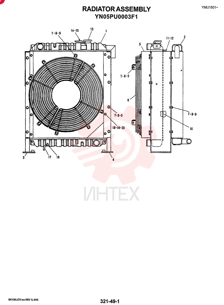RADIATOR YM05PU0003F1