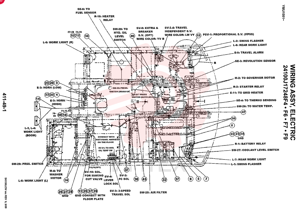 RELAY,24V, 100 Amp 2479R1470F1 (3)